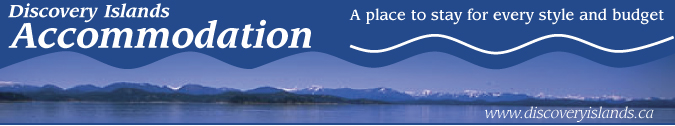 Accommodation on the Discovery Islands