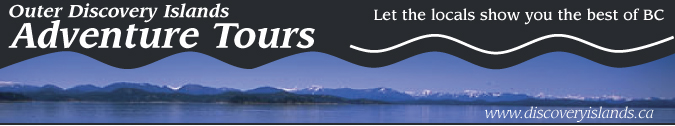Adventure tours Discovery Islands, Quadra Island, Cortes Island, Outer Discovery Islands, British Columbia, Canada