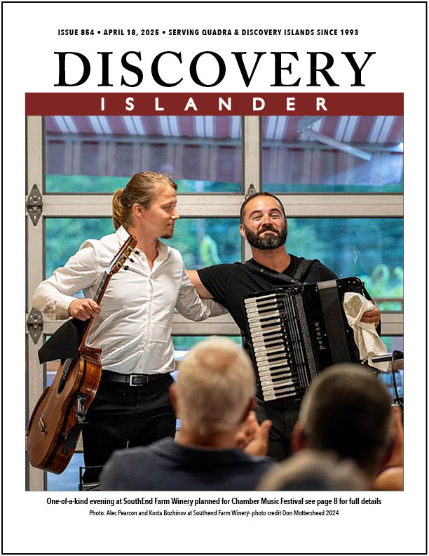 Discovery Islander news and events from Quadra Island, Cortes Island and the Outer Discovery Islands