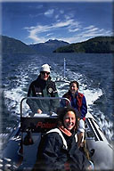 Boating in Calm Channel