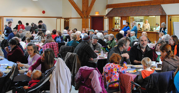 Quadra Islands weekly community kitchen, Wednesdays at the Quadra Island community centre through winter