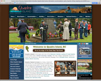 Quadra Island community web site
