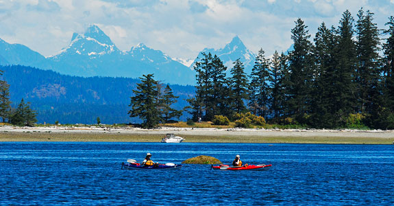 Shark Spit, Marina Island, Discovery Islands, British Columbia