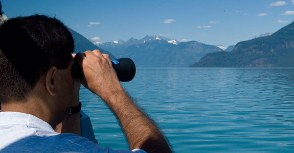 Touring in Bute Inlet